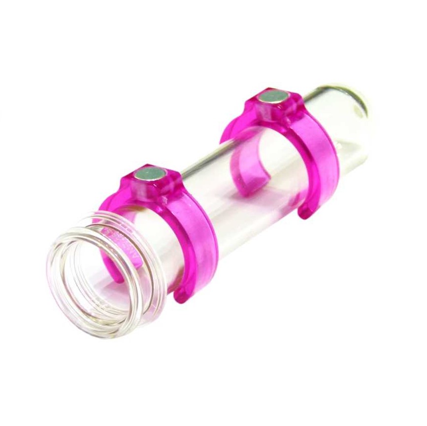 Pinselhalter Magnethalter pink / transparent